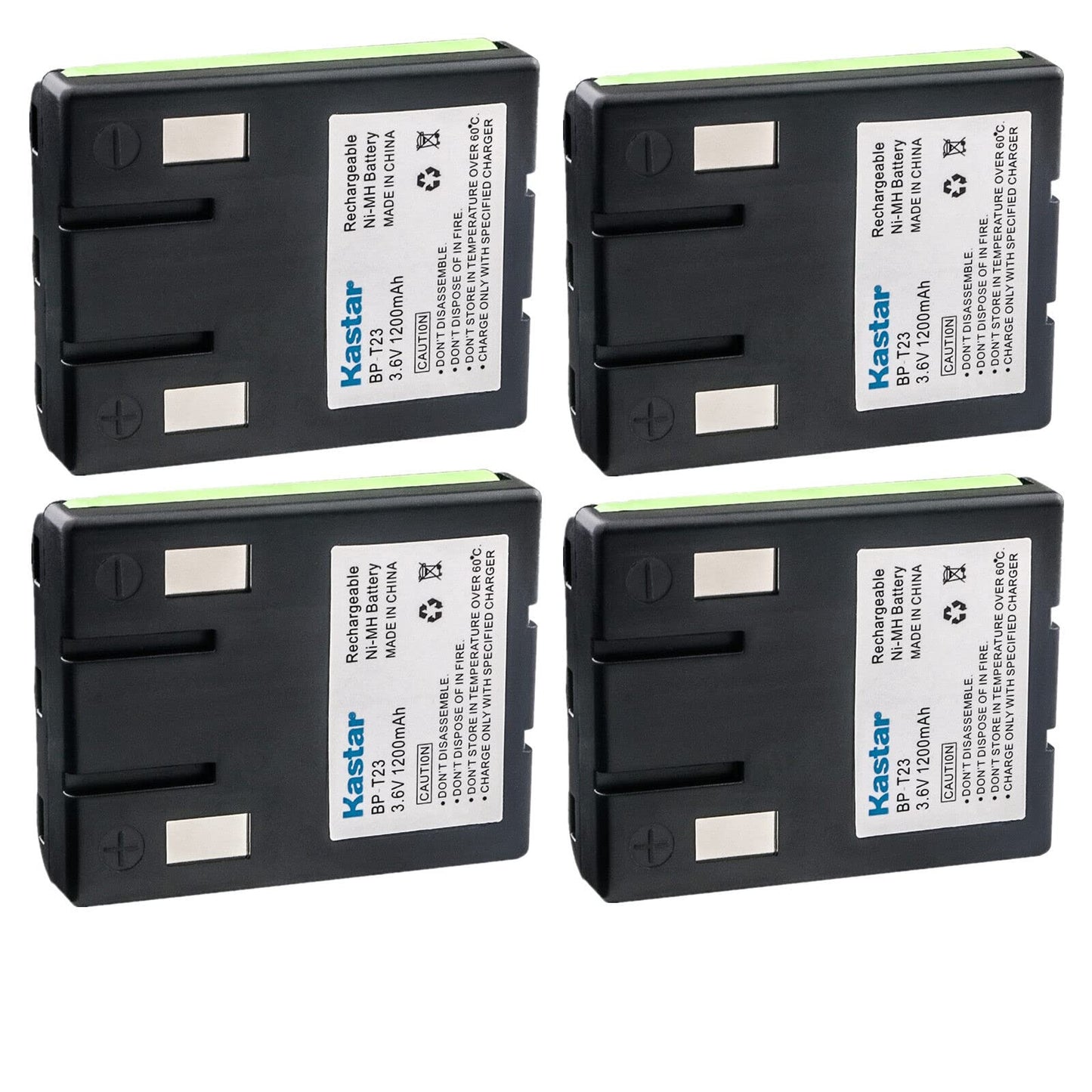 Kastar 4-Pack Battery Replacement for Radio Shack/Tandy 23271, 23295, 26305, 43682, 43682A, 438024, 438026, 960-1377, 23-271, 23-295, 43-682, 43-682A