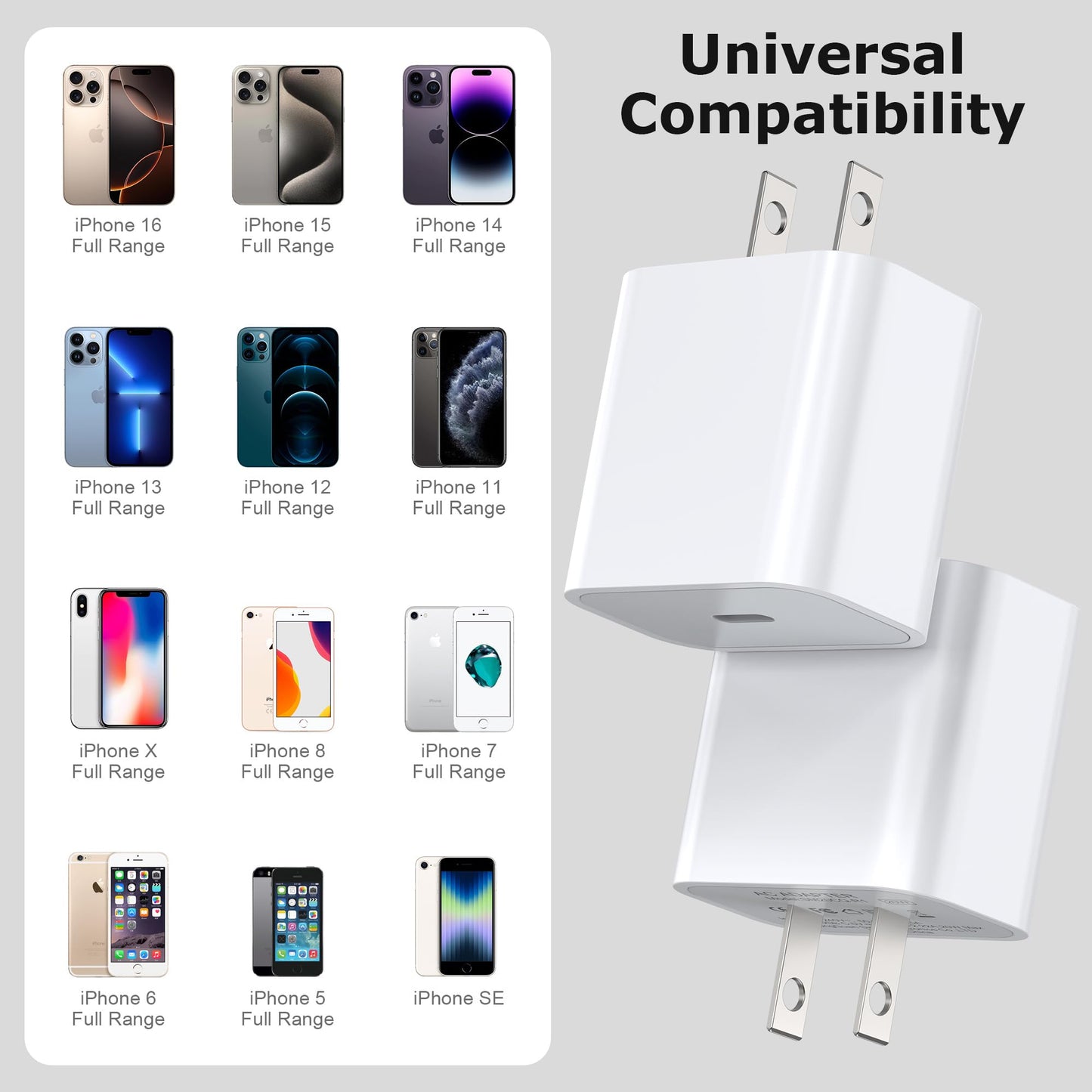 iPhone 17 Charger Fast Charging USB-C to USB-C, 6FT 20W PD Wall Adapter &Cable, Compatible with iPhone 16/16 Pro/16 Pro Max, iPhone 15/15 Plus/15