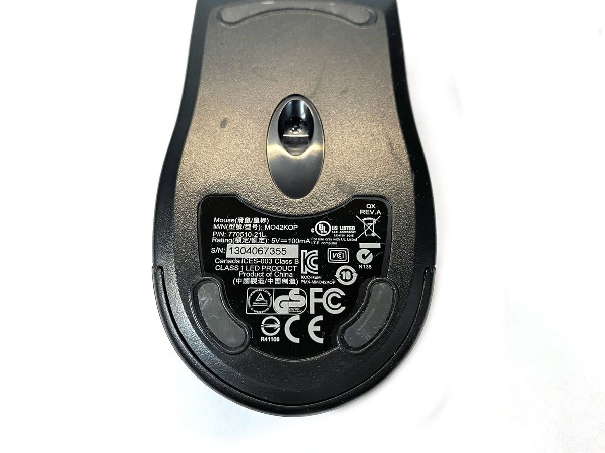 Wyse MO42KOP PS/2 Black Scroll Optical Mouse 770510-21L