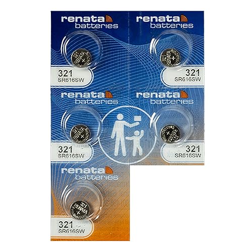 Renata Batteries 321 / SR616SW Watch Battery (5 Pack)