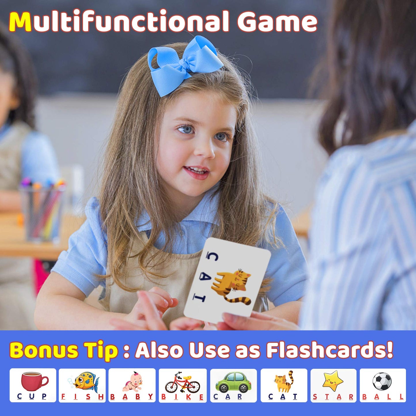 NARRIO Matching Letter Game – Educational ABC Learning Toy for Kids Ages 3–8, Fun Preschool Spelling Gift for Boys & Girls, Perfect for Birthdays & Christmas