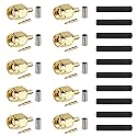 XRDS -RF SMA Crimp Connectors 10PCS, SMA Male Crimp Solder Attachment Connector for RG316 RG174 RG188 RG188A LMR100 Coax Cable