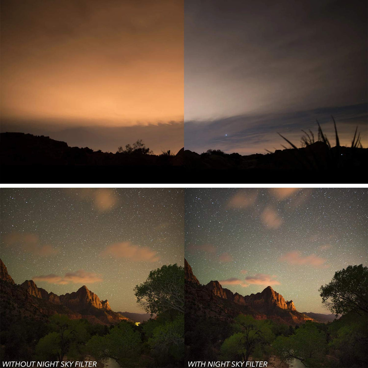77mm Night Sky Light Pollution Reduction Filter for Camera Lenses with MRC16, Nanotec Coatings, Ultra-Slim, Traction Frame, Weather-Sealed