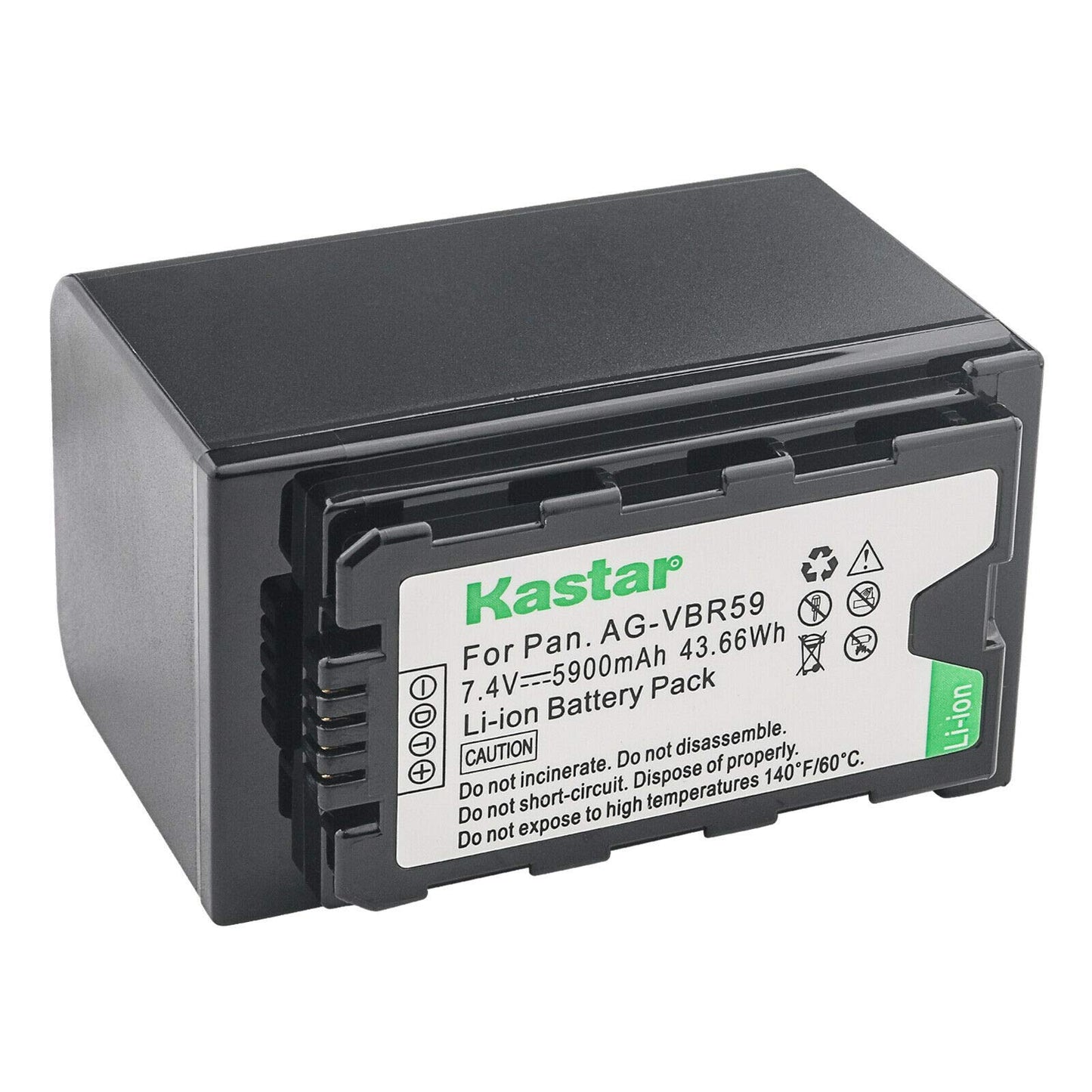 Kastar 2-Pack Battery and AC Wall Charger Replacement for Panasonic Lumix BGH1 Cinema 4K Box Camera, AG-CX10, AG-CX350, AG-DVX200, AG-DVX200PJ
