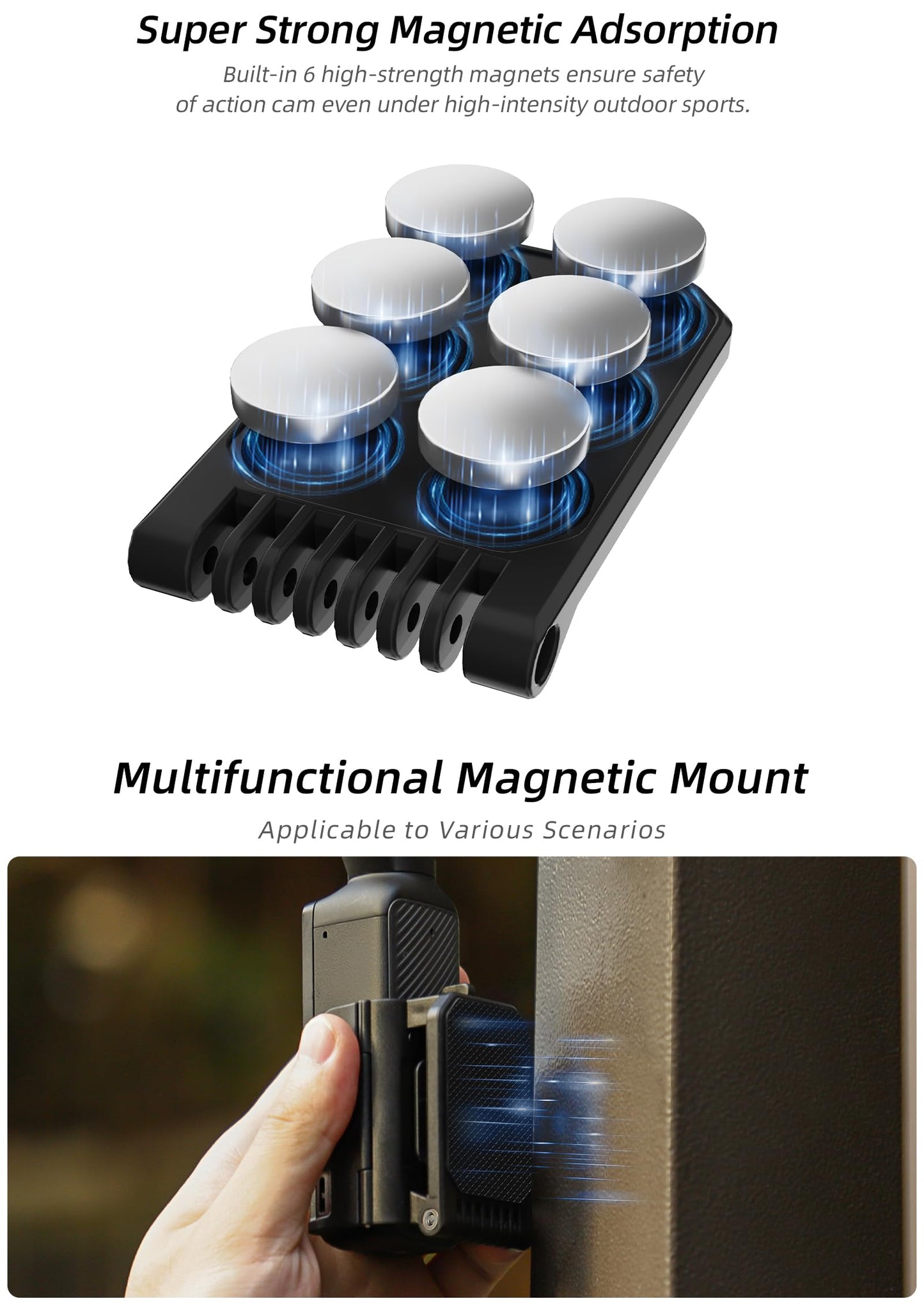 BTG Magnetic Mount for DJI Pocket 3 Accessories Magnet Mount