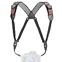 USA Gear DSLR Camera Strap Chest Harness with Quick Release Buckles, Southwest Neoprene Pattern and Accessory Pockets - Compatible with Canon, Nikon