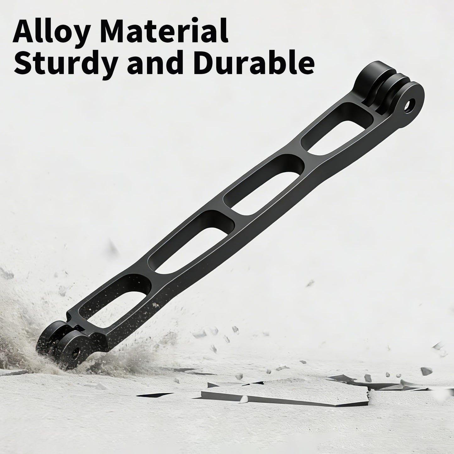 Aluminum Alloy Extension Arm for Gopro, Metal Pole Mount Helmet Stick Extension Arm Mount for Gopro Hero 13/12/11/10/9/MAX/8/7/6, DJI Action 5