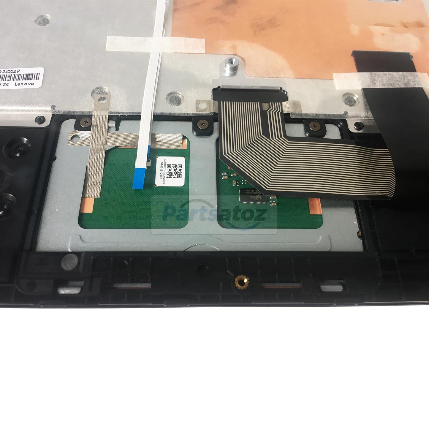 Rinbers Laptop Palmrest Upper Case with US Keyboard and Touchpad Assembly Replacement for Lenovo Chromebook 11 100e 2nd Gen MTK 81QB 5CB0X55485
