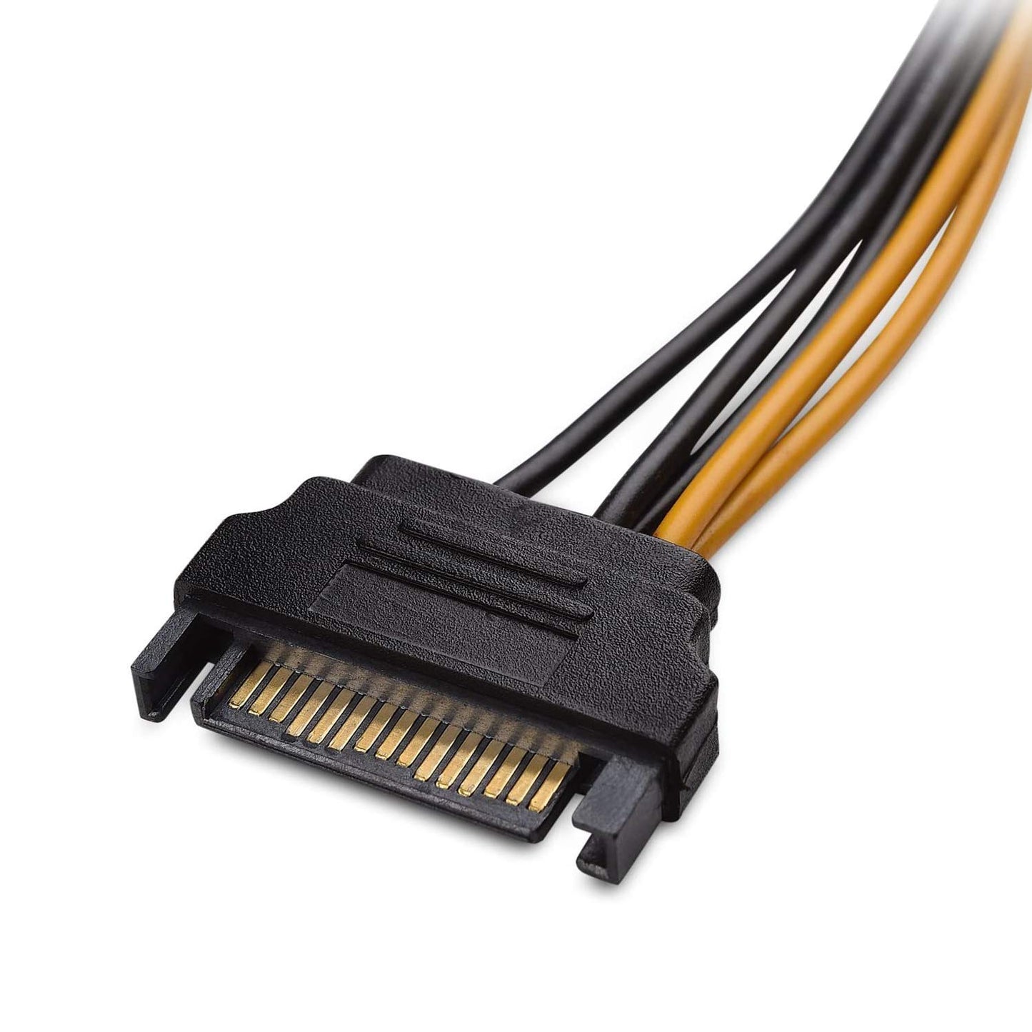 6 Pin to SATA Power Cable Adapter (PCIe to SATA 15 Pin), Graphics Video Card Power Cable (20CM/8inch)