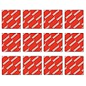 SQRUIHAO Double Sided Sticky Adhesive Pads, 12PCS 2.83" Square Heat Resistant Sticky Pad for Car Dashboard, Heavy Duty Tape Adhesive for Dash Magnet