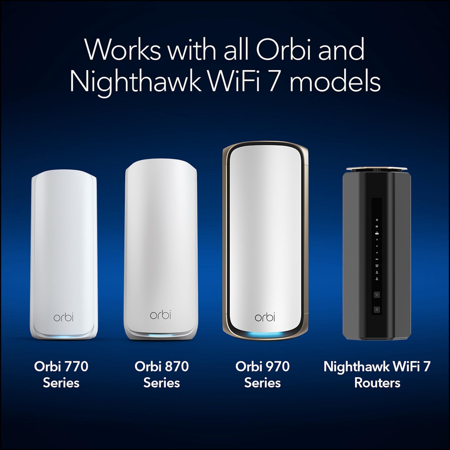 NETGEAR WiFi 7 Wall Mount Kit (RBEWM-10000S) Compatible with Orbi & Nighthawk WiFi 7 Systems, White