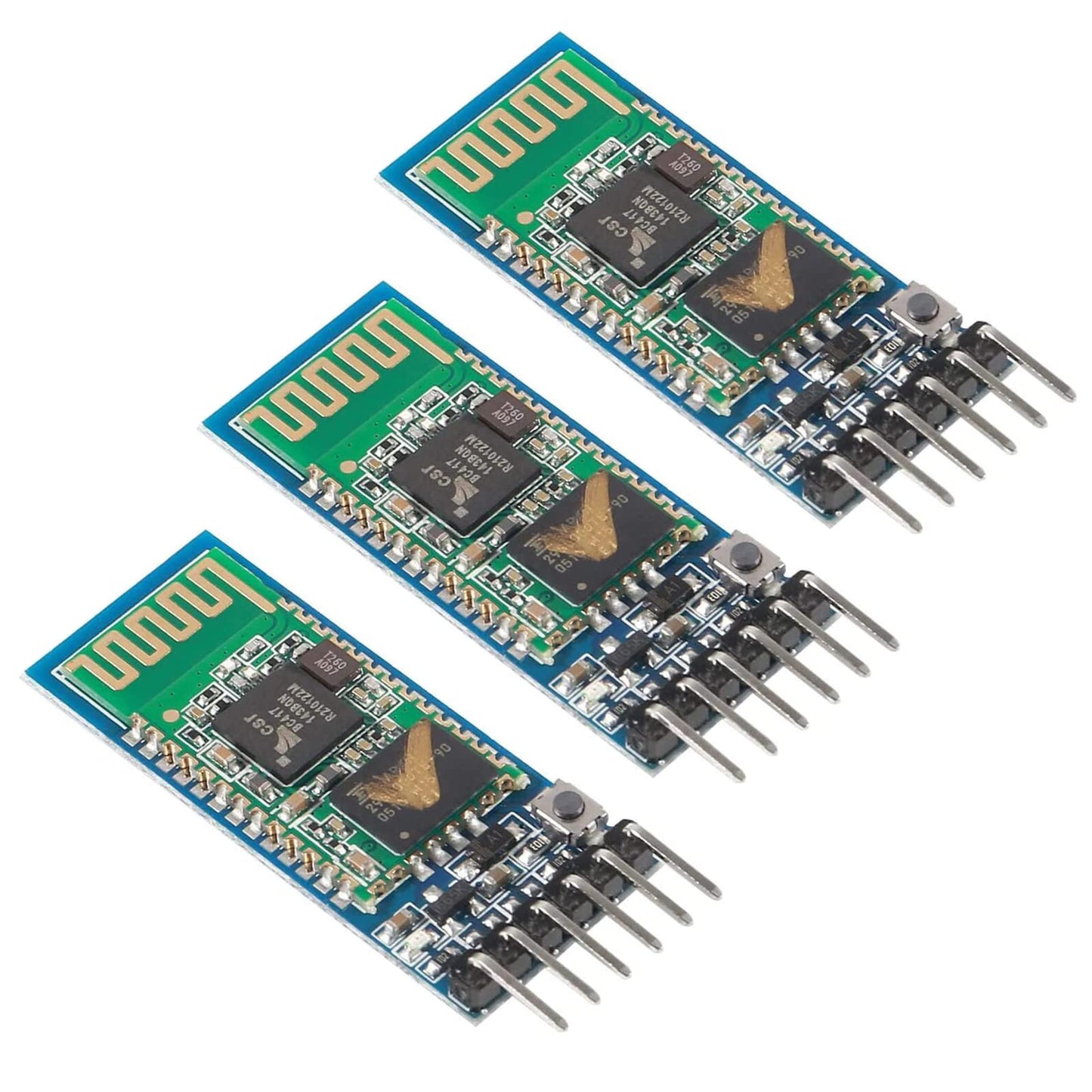 ACEIRMC HC-05 Wireless Bluetooth RF Transceiver Master Slave Integrated Bluetooth Module 6 Pin Wireless Serial Port Communication BT Module