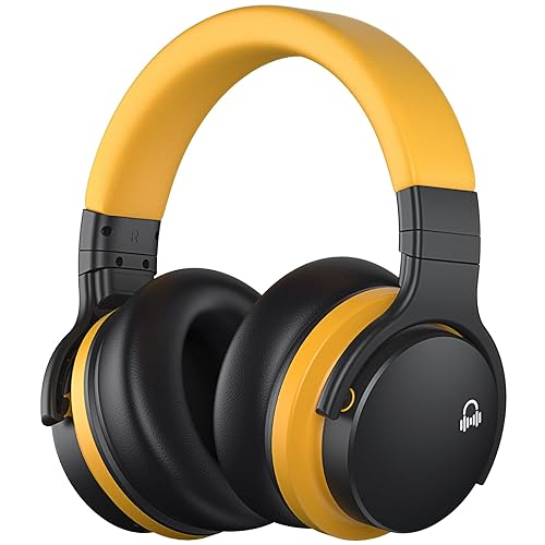Million Sold Classic E7 Active Noise Cancelling Headphones with Upgraded HD Sound, Wireless Bluetooth Headphones Over The Ear Unequaled Comfort…