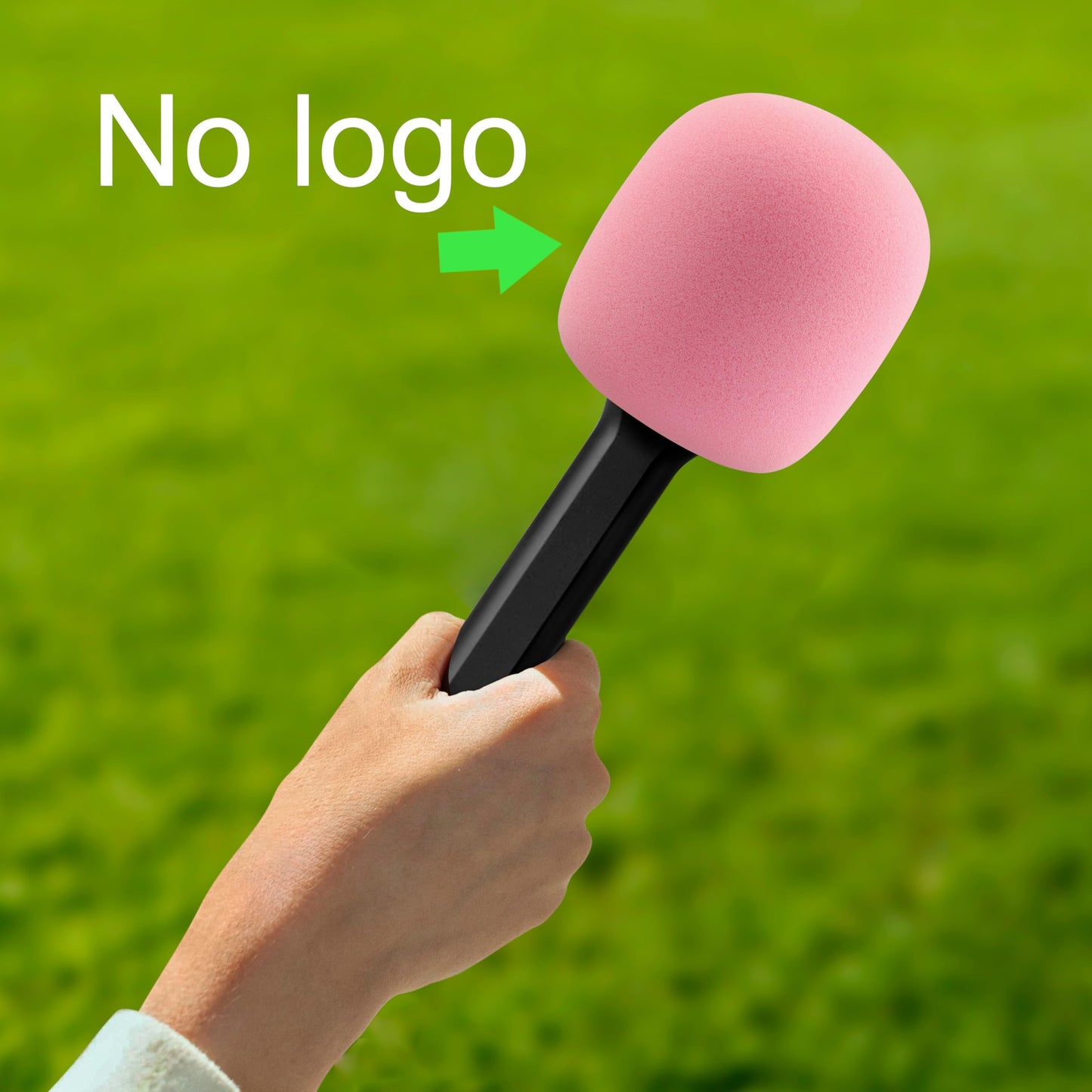 JCMOYUTY Pop Filter for DJI Mic 1 2 / DJI Pocket 2 / Pocket 3 / Rode Wireless Microphone Handheld Holder Stand Pink Windscreen