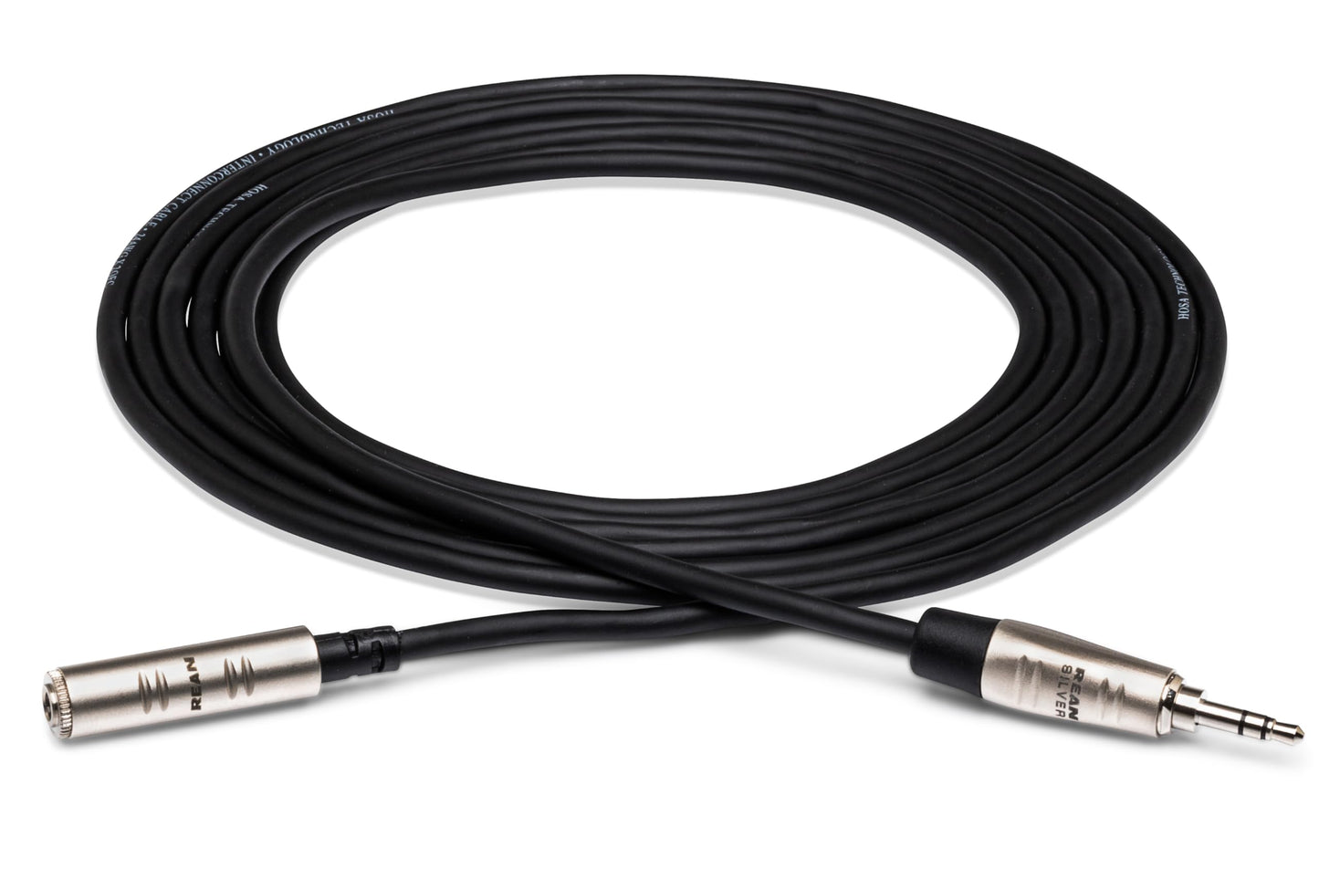 Hosa HXMM-025 Pro Headphone Extension Cable, REAN 3.5 mm TRS to 3.5 mm TRS, 25 Feet