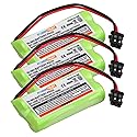 PowerTrust 3Pack Ni-MH Cordless Phone Battery for Uniden BT-1008 BT-1016 BT-1021 BT-1025 BT1021 BT1025 CPH-515B