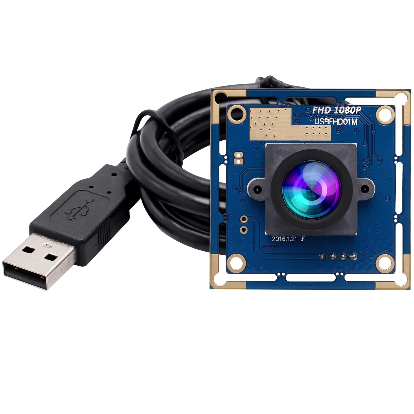 ELP 1080P USB Security Camera Module High Speed 2megapixel HD Free Driver USB with Camera Wide Angle PC Camera Raspberry Pi Developing Board Mini UVC