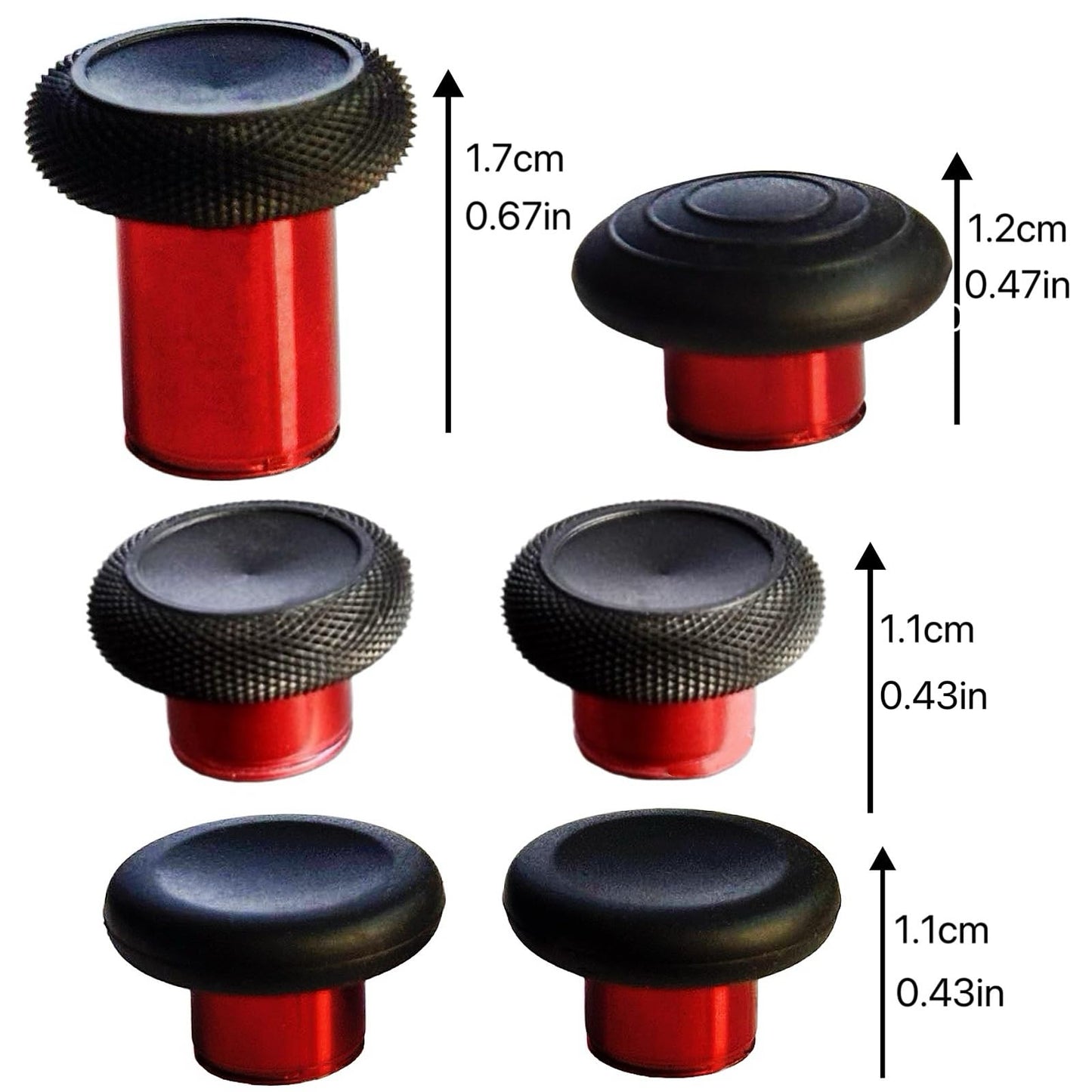 DigiKree 14 in 1 Metal Thumbsticks Accessories Kit for Xbox One Elite Series 2 Controller,Gaming Replacement Parts with Metal Mod 6 Swap Joystick, 4
