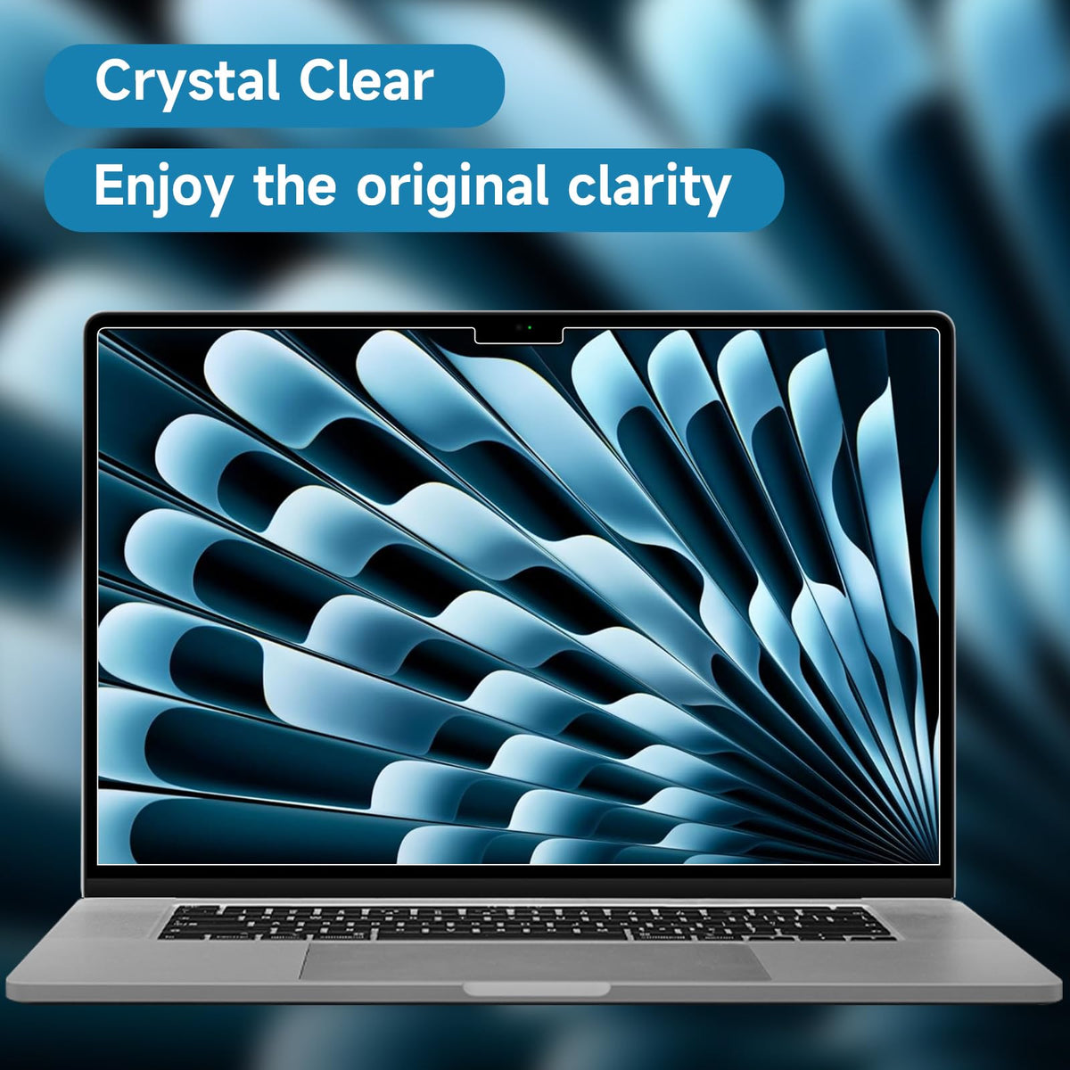 2 Pack Anti Glare Screen Protector Compatible with MacBook Air 13.6/13'' (2022-2026, M2/M3/M4/M5) | Matte Anti Glare Film | Anti Scratch Protector |