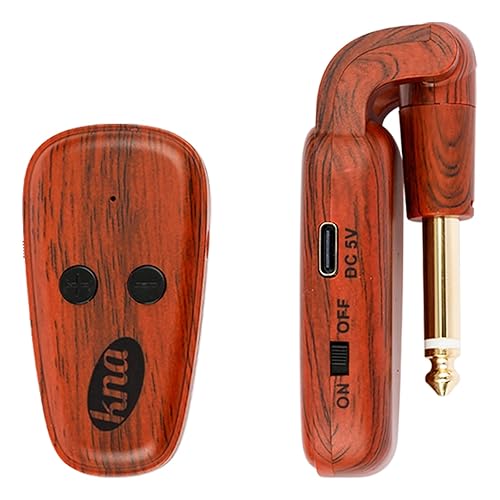 KNA U-Wi Universal Wireless System, Guitar, Bass, Violin, Acoustic and Electric Instruments, UHF Wireless Audio for Piezo Pickups, 50m Range