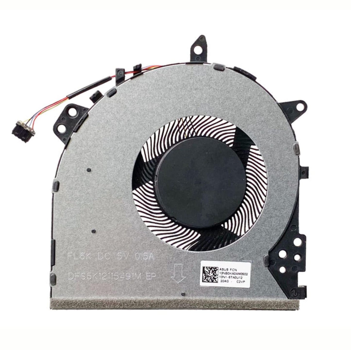 Fleshy Leaf New CPU Cooling Fan Replacement for Asus VivoBook Y5100U X512 X512U X512UF X512UA X512FA F512 F512U F512D F512FA F512UA A512U V5000F R564D