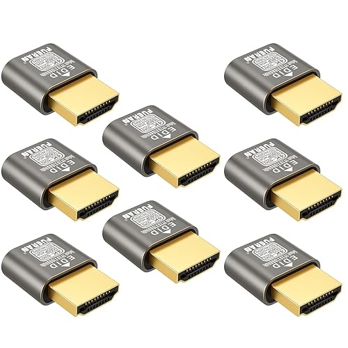 FUERAN HDMI Dummy Plug 4K HDR,edid Emulator Virtual Display Adapter,hdmi Headless Adapter 4K@60Hz?2560X1440@120/144Hz?1080P@120/144/240Hz