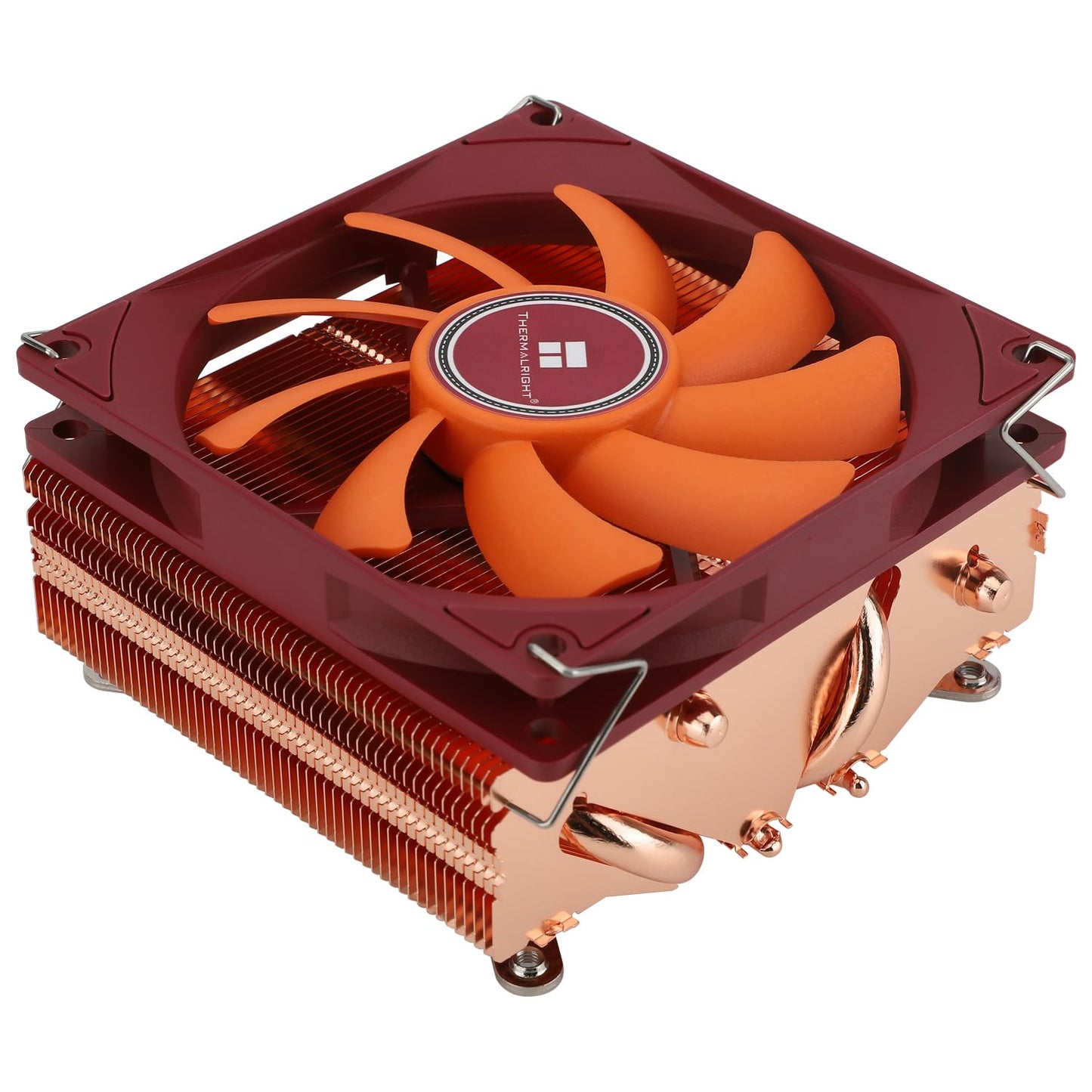 Thermalright AXP90 X53 Full Low Profile ITX CPU Cooler,with 92mm Slim PWM Fan for 2700RPM High Speed ITX CPU Fan,Pure Copper Version,for Intel