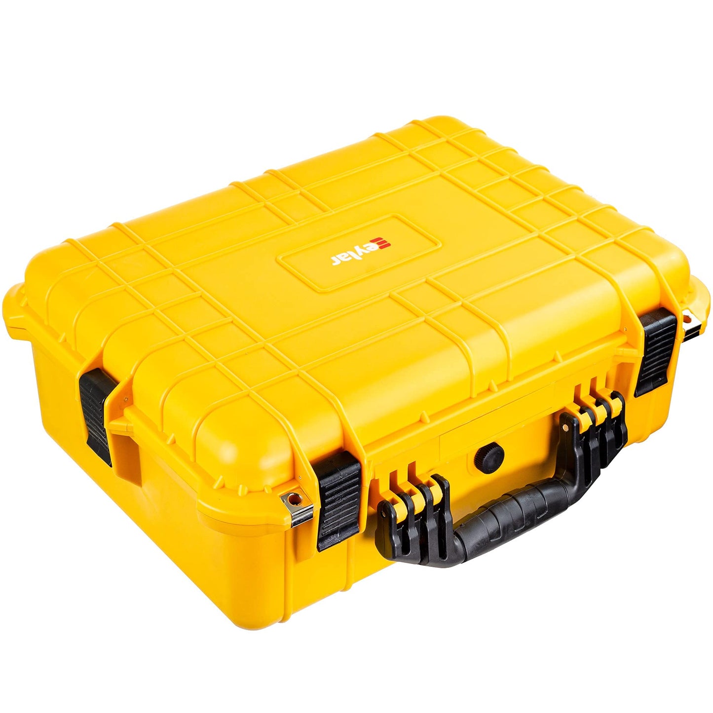 Eylar Large 20 Inch Protective Camera Case Water and Shock Proof With Foam (Yellow)