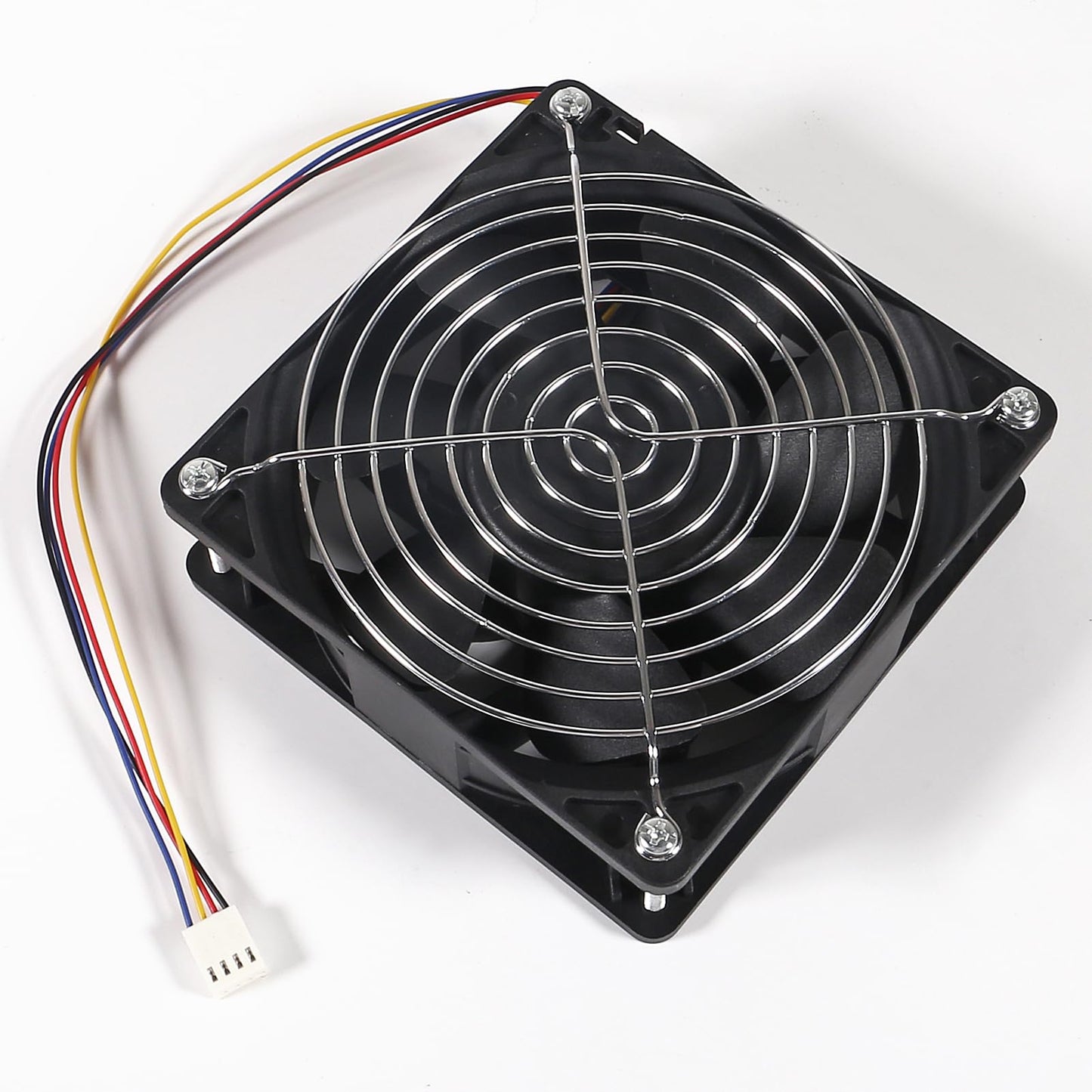 2Pack 12038 120mm x 38mm PWM Computer PC Case Fan 12V 4pin 5300rpm High Airflow Duall Ball DC Brushless Cooling Fan PC Computer CPU Case Miner Exhaust