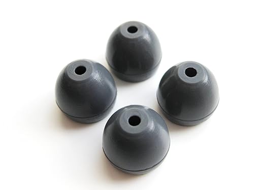 4 Small (S) Earbuds Eartips Compatible with Shure SE110, SE115, SE210, SE315, SE420, SE425, SE530 PTH, SE535 in-Ear Earphones Headset