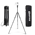 Ultra Portable 80” Aluminum Tripod Stand - Official BallerCam Accessory, Lightweight 5-Section Travel Tripod with Ball Head, Folds to 16.5”, Max Load