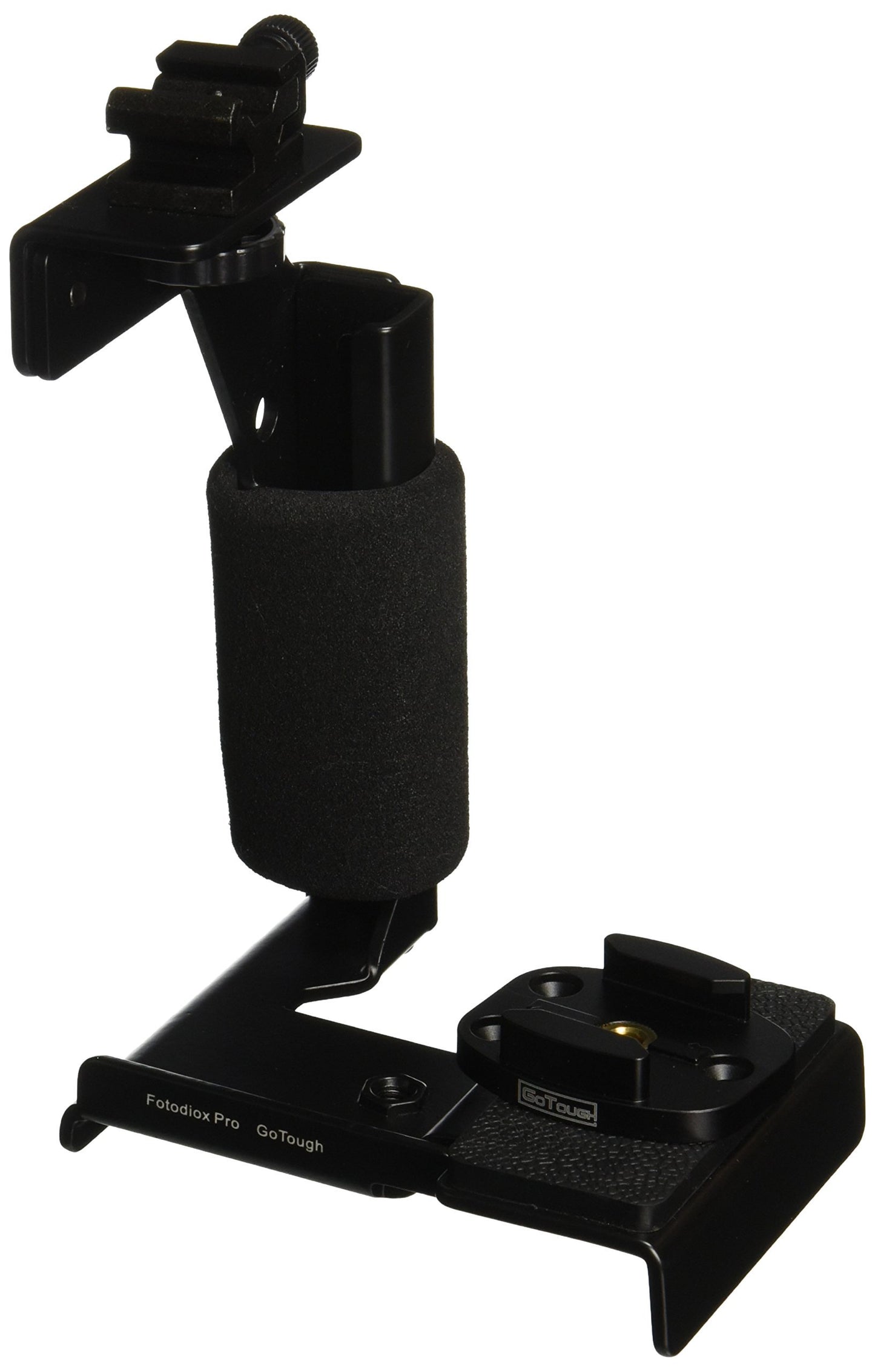 Fotodiox GoTough Grip Metal Camera Light Bracket with Action Grip for Gopro Hero2, Hero3/3+ and Hero4 Cameras and All GoPro Adapter Mounts