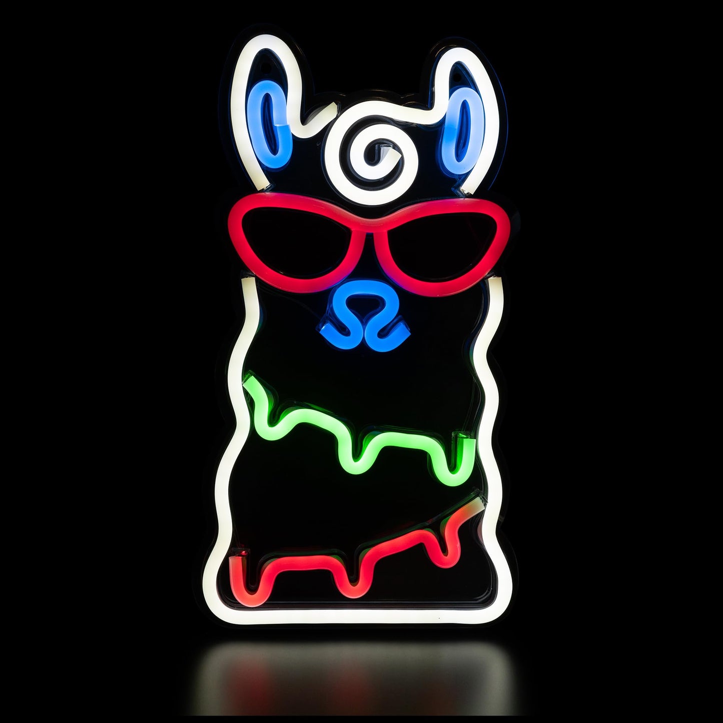 Northlight LED Alpaca Neon Lighted Wall Art - 15.5" - Multicolor