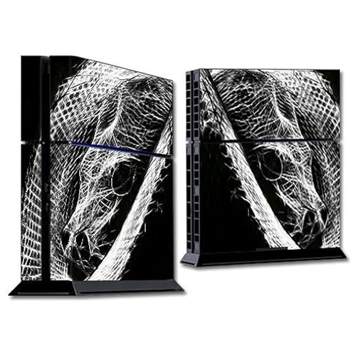 MightySkins Skin Compatible with Sony PlayStation 4 PS4 Console wrap Sticker Skins Snake Bite