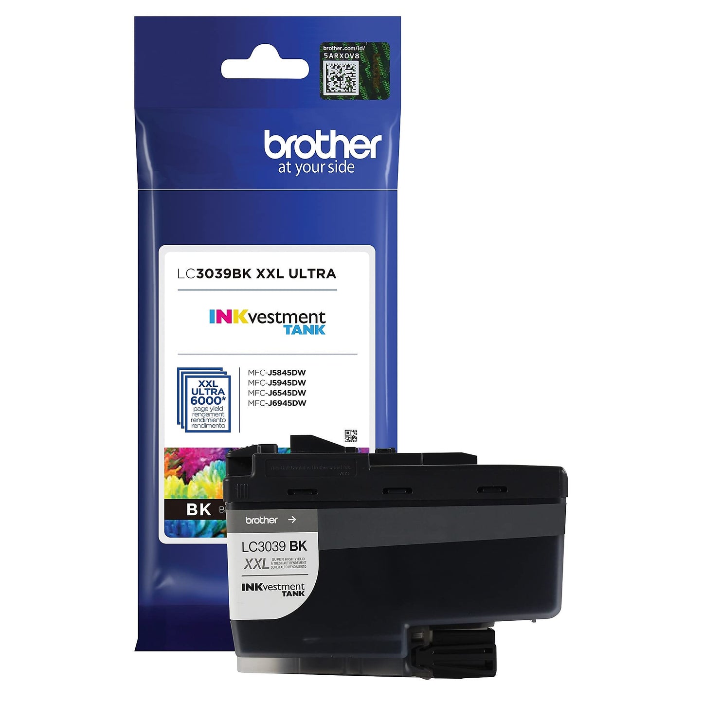 Brother LC3039BKS INKvestment Tank Ink Cartridge (Black) in Retail Packaging