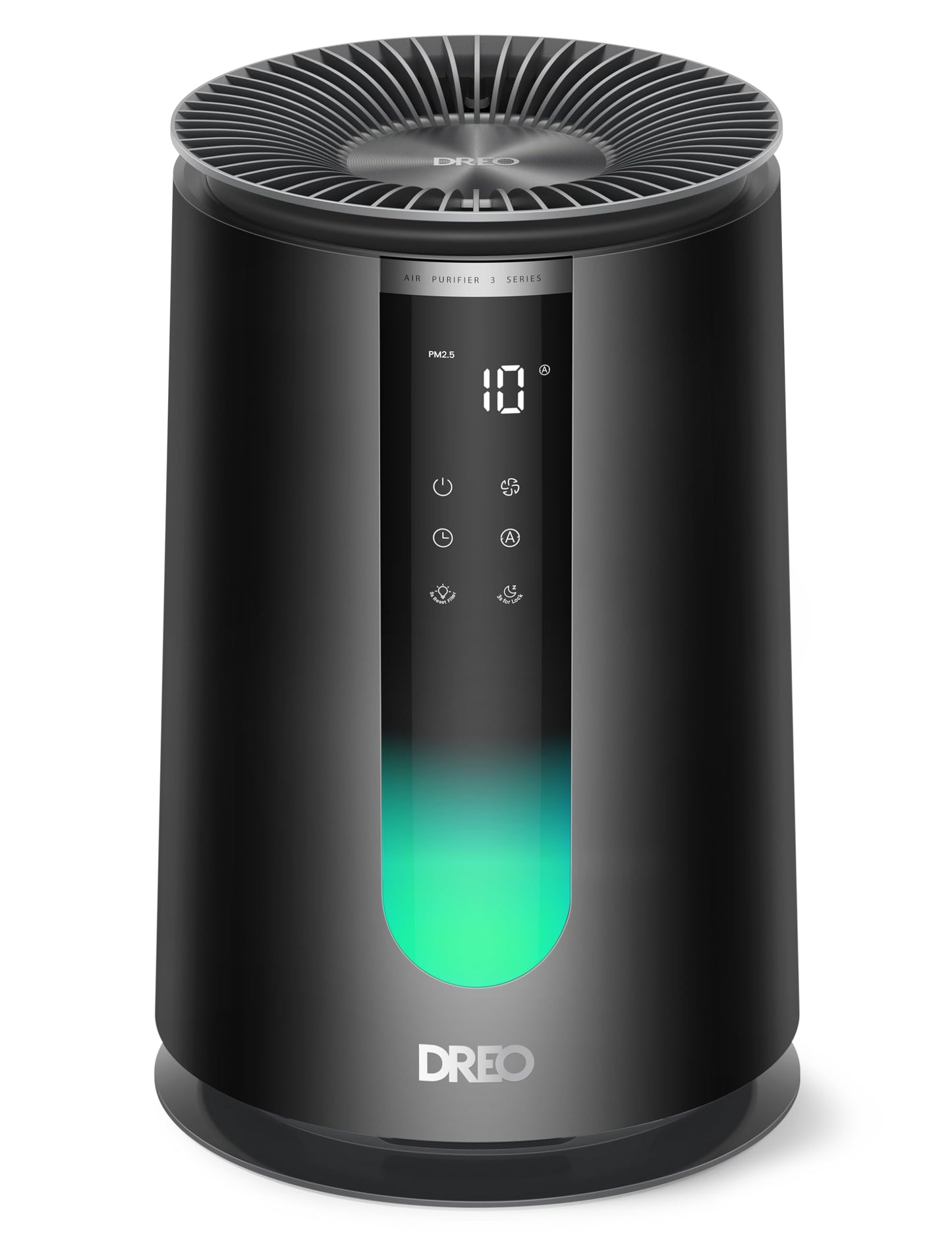 DREO Air Purifier 338 for Home, AHAM Verified HEPA Air Cleaner for Bedrooms Up to 1176 Sq Ft, Smart Cleaner for Pets, Smoke & Odors, PM2.5 Monitor