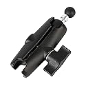 FPN 1 inch to 17mm Ball Adapter with 3.54" Medium Double Socket Arm, Compatible with RAM B Size Mounts, Fits Garmin GPS Mount and 17mm Swivel Ball