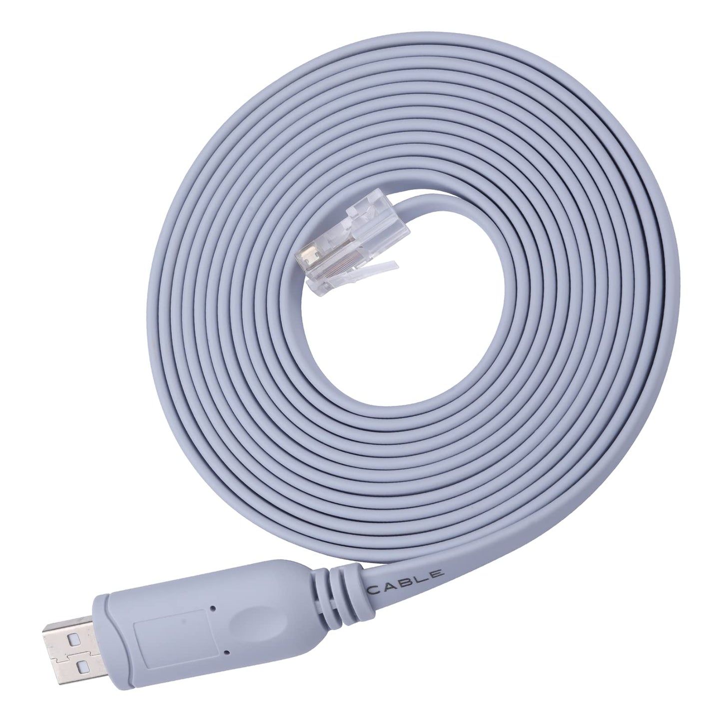 Console Cable,Cisco Console Cable,USB Console Cable with FTDI Chip,USB to RJ45 Serial Adapter Compatible with Cisco,HP,NETGEAR,Huawei,Routers/Switches