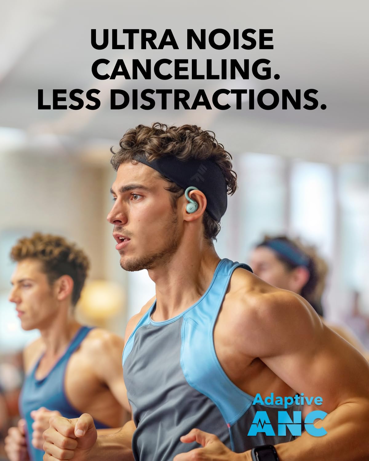 soundcore Sport X20 by Anker, True-Wireless Workout Earbuds, Rotatable and Extendable Ear Hooks, Noise Cancelling, Deep Bass, IP68 Waterproof