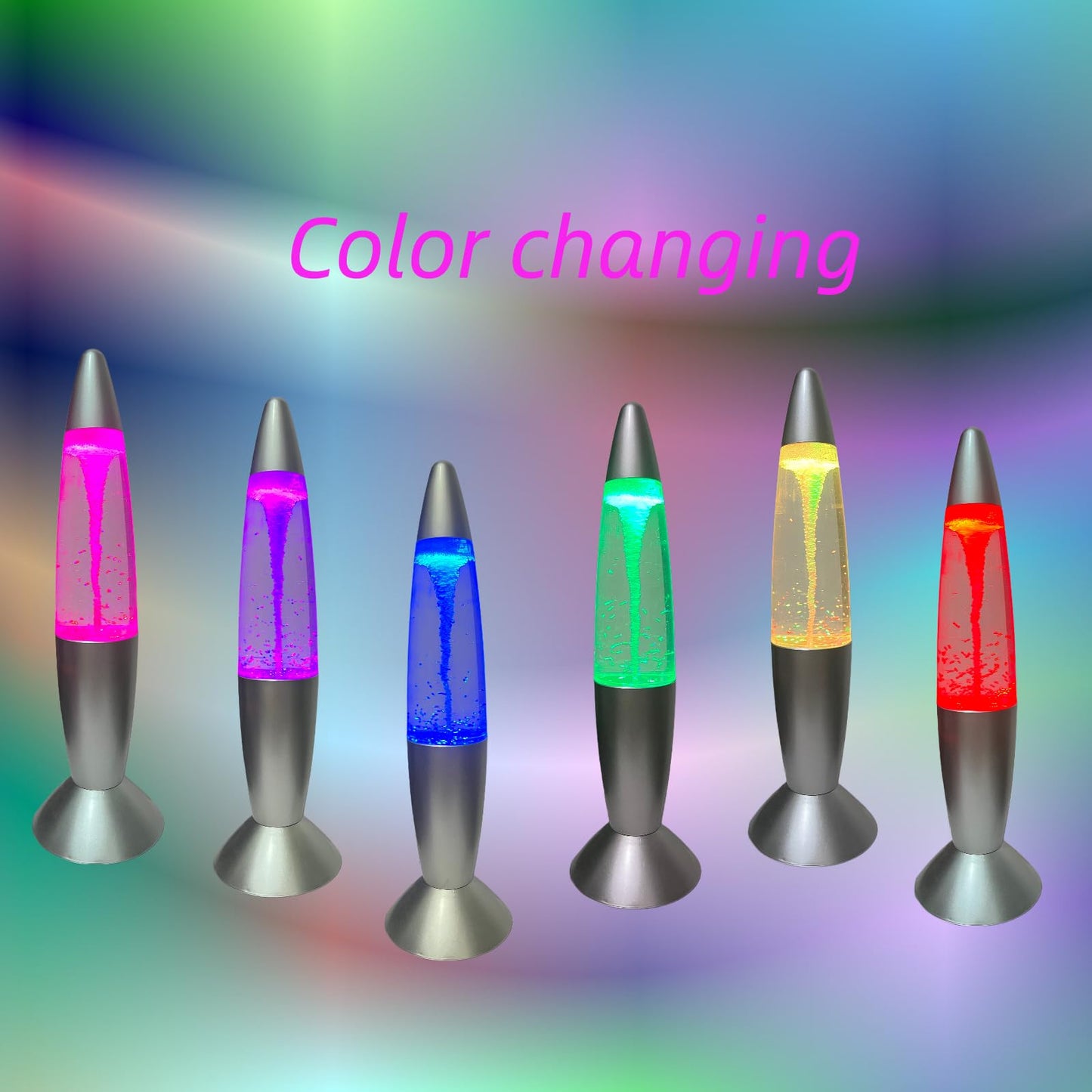 14” Tornado Lamp for Kids, Teens & Science Enthusiasts, LED Color Changing Twister Light for Bedrooms, Classrooms & Offices, USB/Battery Powered Water