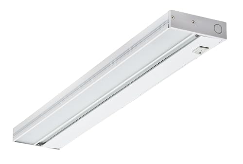 NICOR Lighting 21 inch Dimmable White LED Under Cabinet Light Fixture in 4000K (NUC-4-21-DM-W-4W)