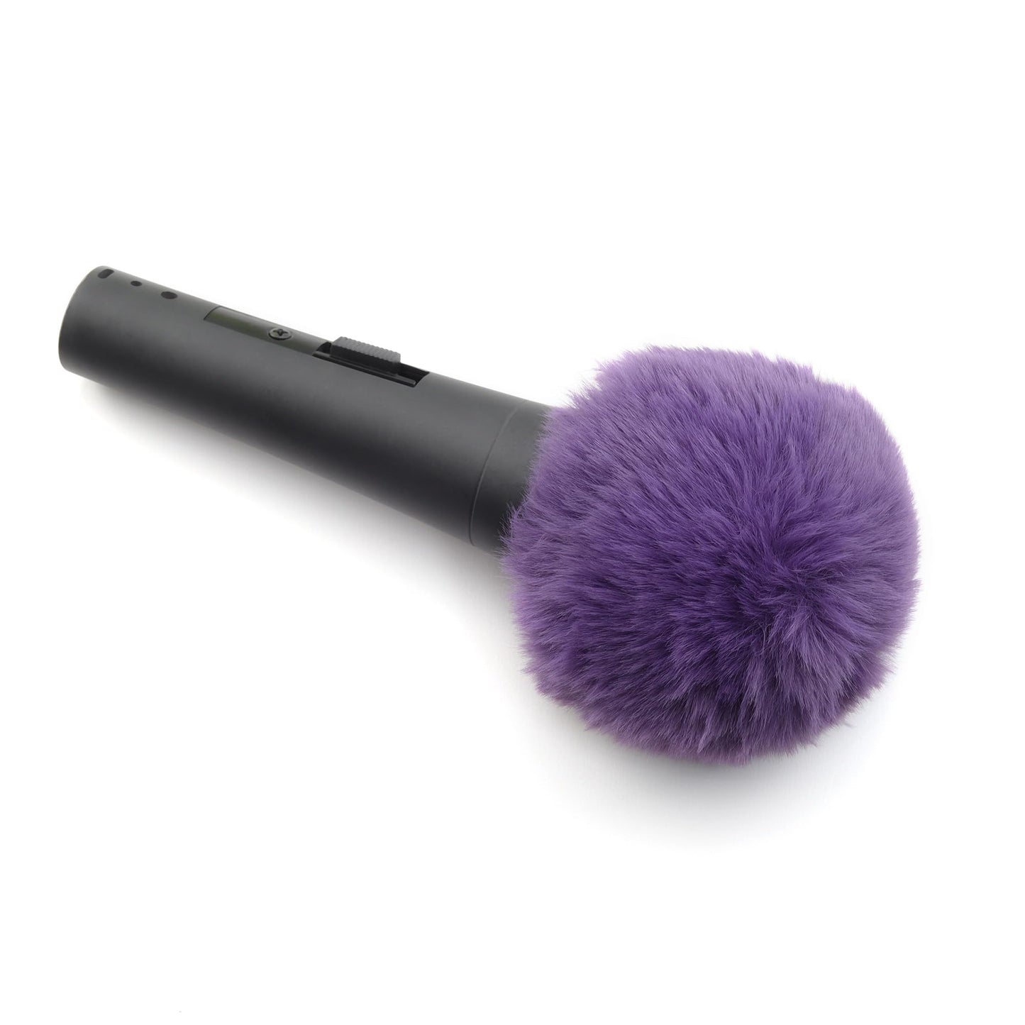 LEFXMOPHY SM58 Windscreen for Shure SM58 Microphone Pop filter, Purple Furry Wind Muff Deadcat Cover