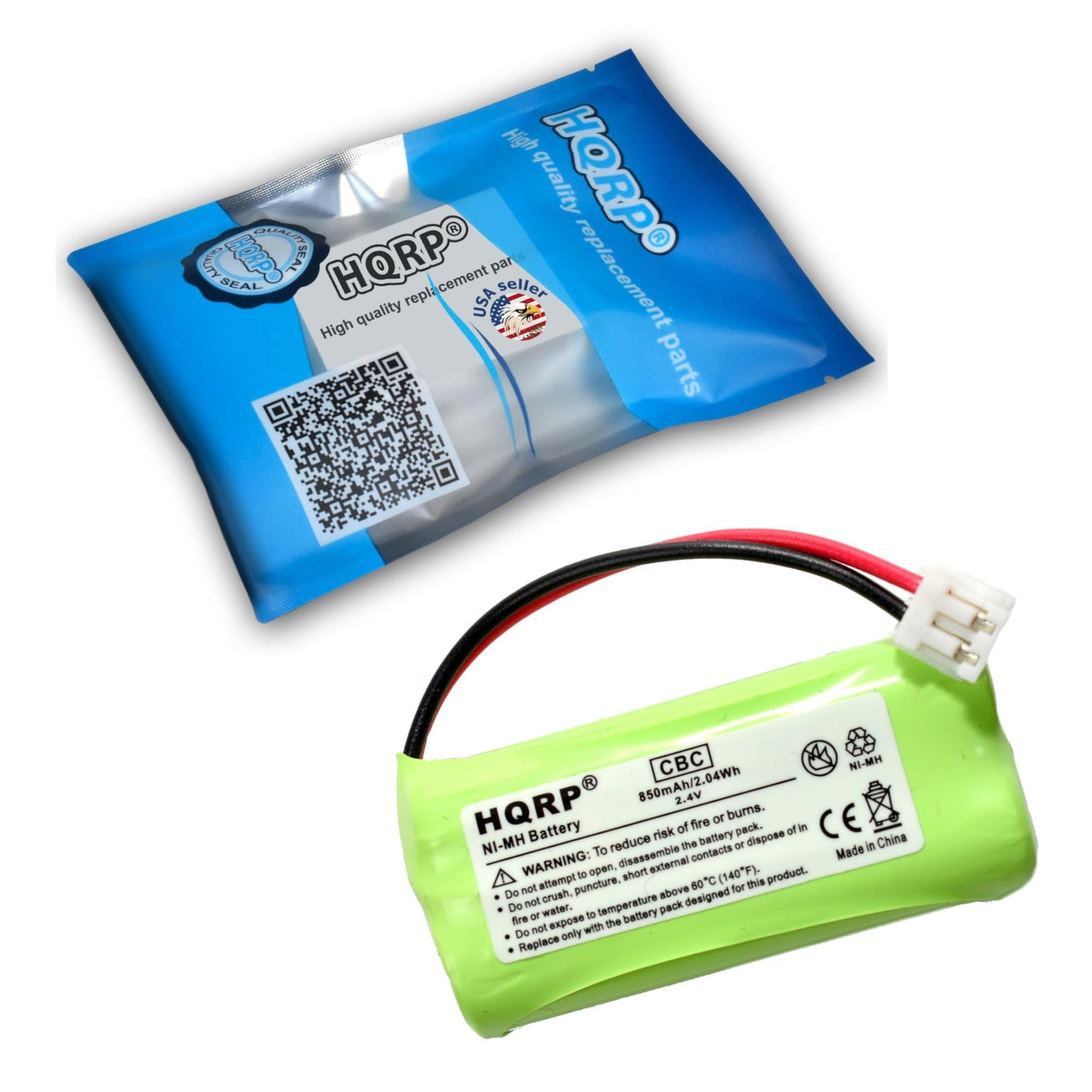 HQRP Phone Battery Compatible with AT&T Lucent CL84309 EL51109 EL51209 EL51359 EL52109 SL82308 EL52409 Cordless Telephone