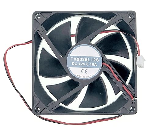 New Case Cooling Fan for TX9025L12S 9cm 9025 Computer Case Fan DC12V 0.16A Size:90 * 90 * 25 mm 2-pin 2-Wire