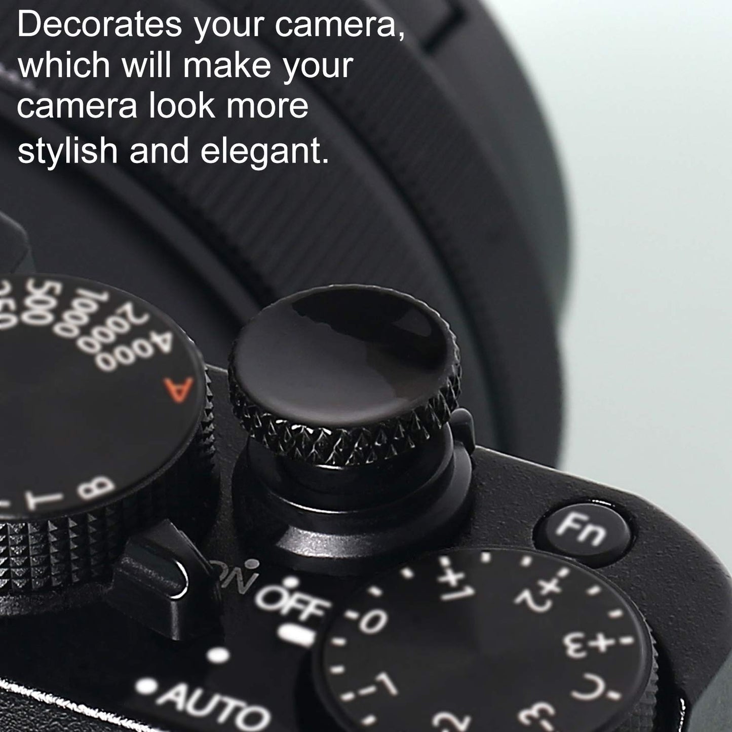 Camera Shutter Button, Upscale and Delicate Soft Shutter Release Button (3 Pack)