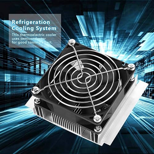 Semiconductor Refrigeration Thermoelectric Peltier Cold Plate Cooler with Fan for Making Small Fridge