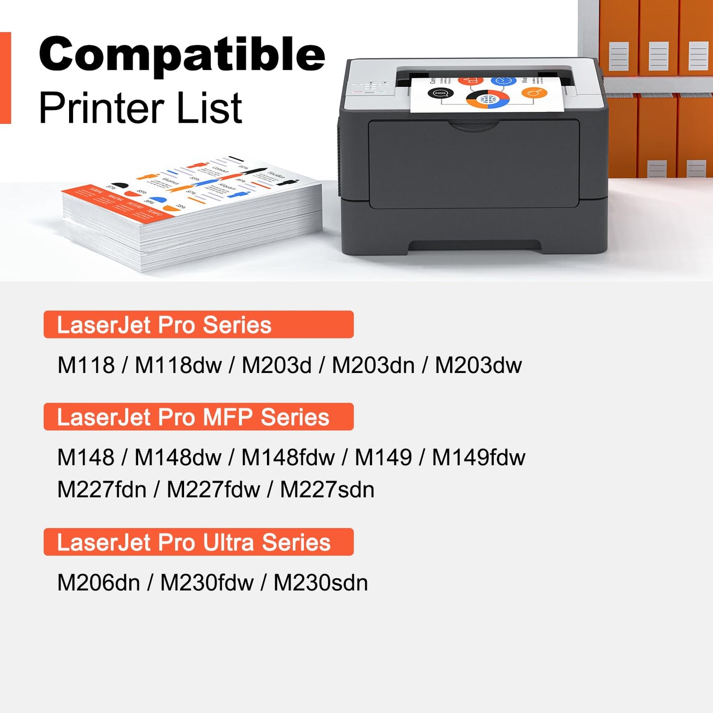 v4ink Compatible 32A Drum Replacement for HP 32A CF232A Drum for HP M203d M203dn M203dw MFP M227fdn M227fdw M227sdn M118dw MFP M148dw M148fdw M149fdw
