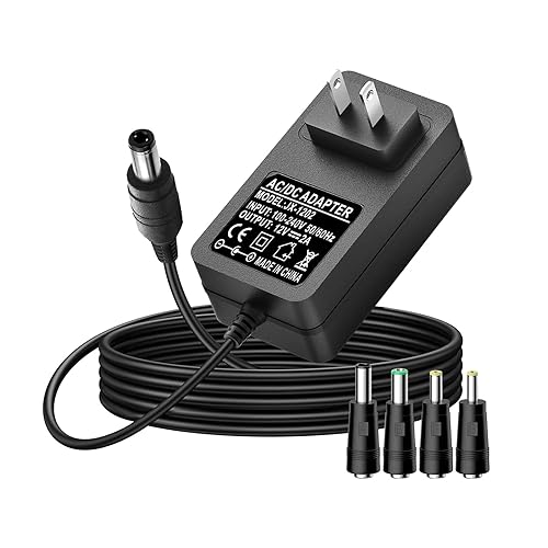 12V AC/DC Charger Power Cord Compatible for Seagate Freeagent Goflex, Backup Plus SRD0SD0, WD Western Digital, Elements Desktop, Fantom Drives…