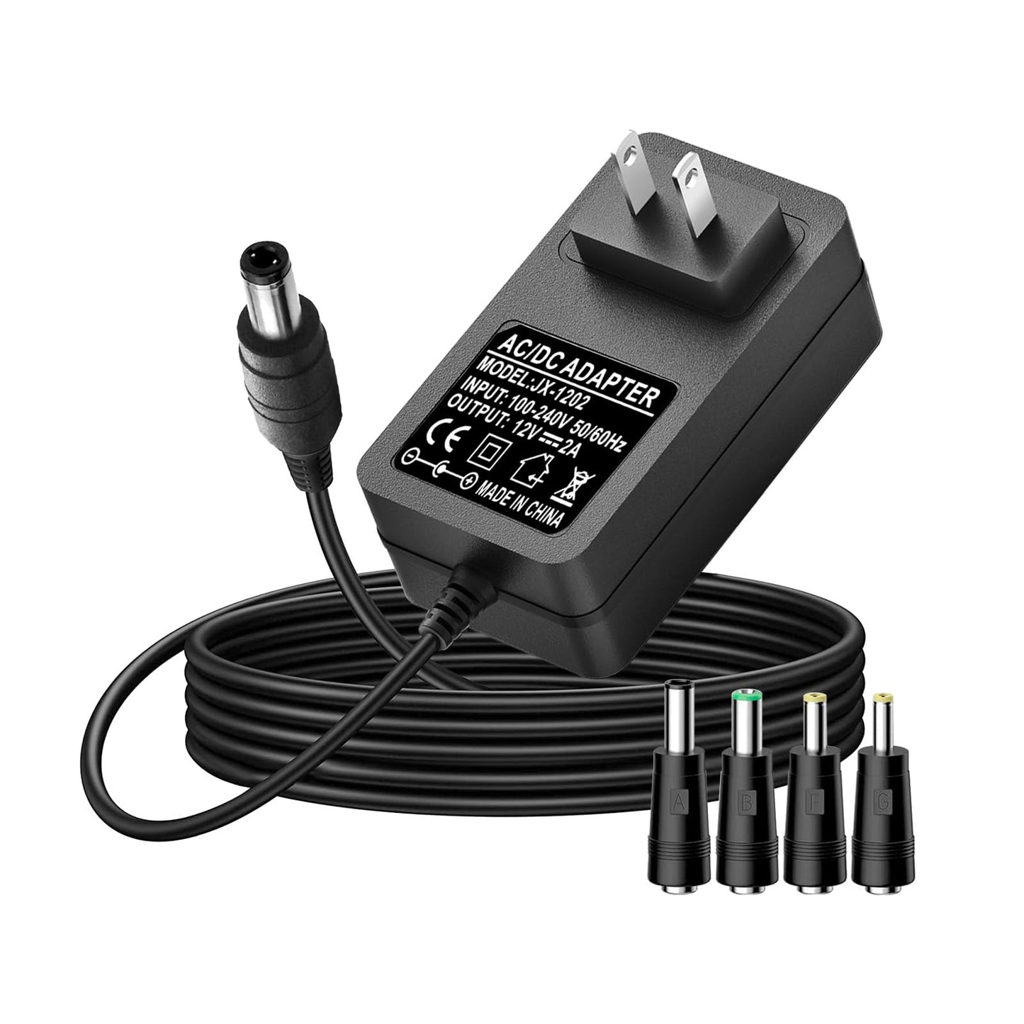 12V AC/DC Charger Power Cord Compatible for Seagate Freeagent Goflex, Backup Plus SRD0SD0, WD Western Digital, Elements Desktop, Fantom Drives…