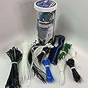 Duramax Multi-Purpose Zip Ties & Hook and Loop Straps Set, 840 Pieces
